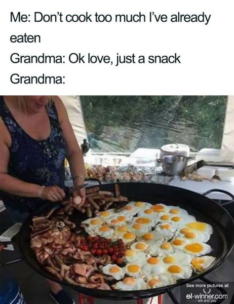 Grandma lunch